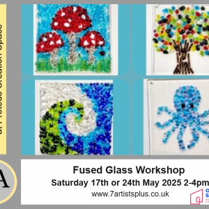 Fused Glass Workshop with Jane Connell, 7A+