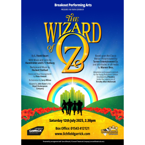 The Wizard of Oz: Youth Edition – Live at the Lichfield Garrick!