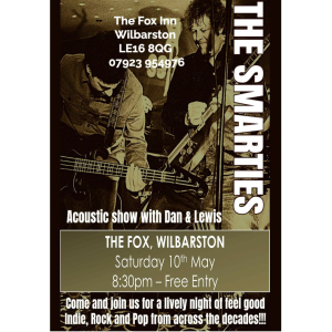 LIVE Music with The Smarties - The Fox Inn at Wilbarston