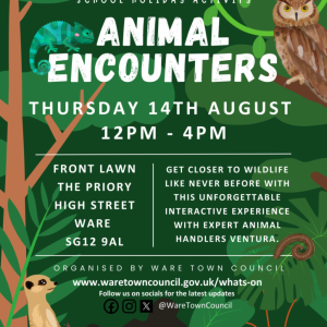 School Holiday Activity – Animal Encounters