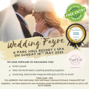 Wedding Fayre - Park Hall Resort and Spa - 18th May 2025