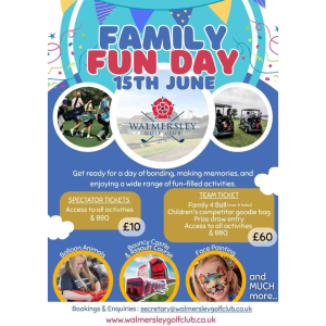 Family Fun Day At Walmersley Golf Club