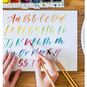 30/05: Rutland: Summer Brush Lettering 10-12.30