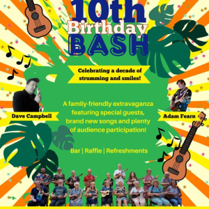 Ware Ukulele Group 10th Birthday Bash