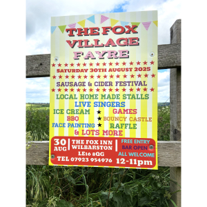 The Fox Fayre at The Fox Inn, Wilbarston