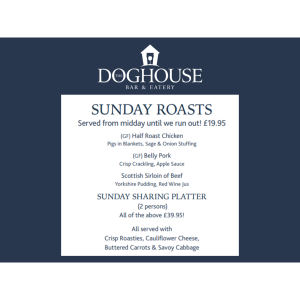 Sunday Roasts at The Doghouse