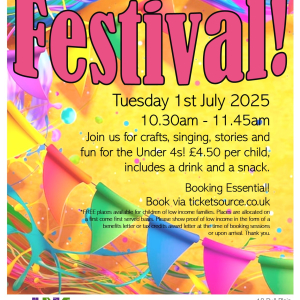 Toddler Tuesday: Festival!