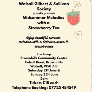 Midsummer Melodies with a Strawberry Tea – A Musical Summer Treat in Walsall