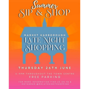 Summer Sip & Shop LATE NIGHT SHOPPING