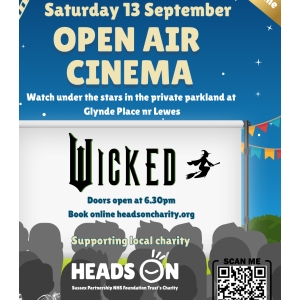Heads On Presents an Open Air Cinema Showing of Wicked