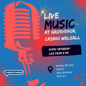 Live Music Saturdays at Grosvenor Casino Walsall 