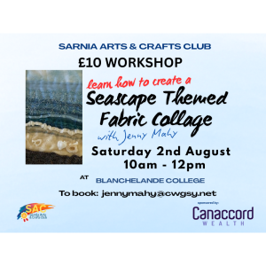 Fabric Collage Workshop with Jenny Mahy
