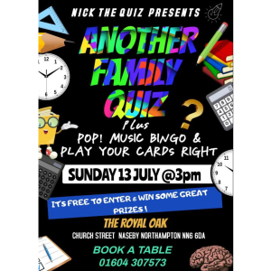 Family Quiz at The Royal Oak