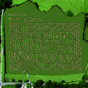 Wistow Maze Opens Mon. 21st July
