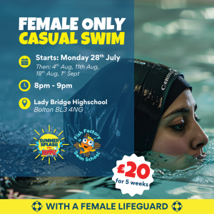 Female only Casual Swim with Krimmz Youth Club