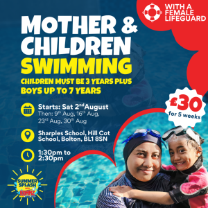 Mother & Children Swimming with Krimmz Youth Club