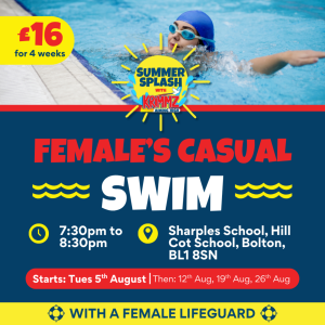 Female's Casual Swim with Krimmz Youth Club