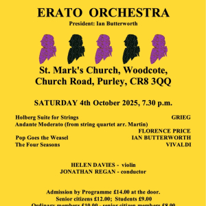 Erato Orchestra Concert – October 2025