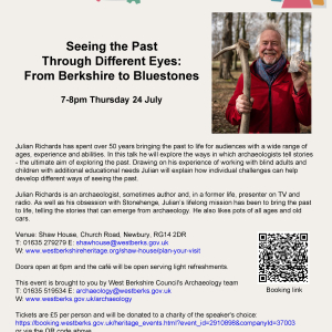 Talk: Seeing the Past Through Different Eyes - From Berkshire to Bluestones