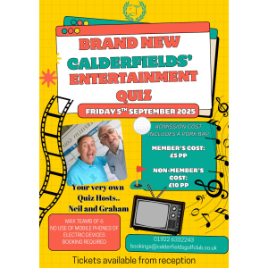Calderfields Entertainment Quiz