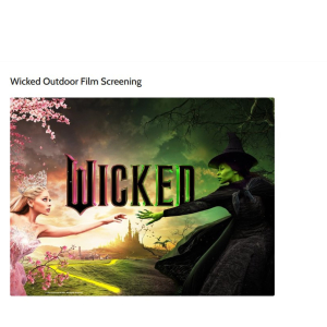 Lamport Hall 'Wicked' Outdoor Cinema Screening