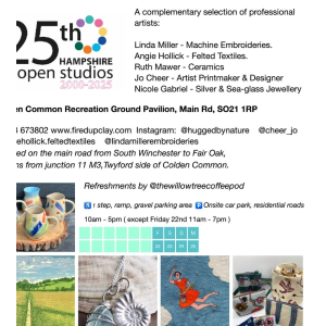 5 artists & craftmakers Hampshire Open Studios