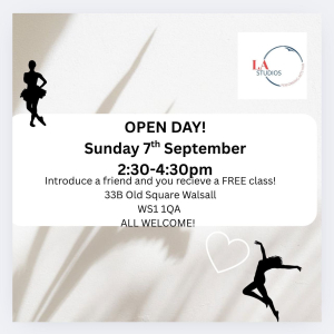 Join LA Studios in Walsall this September for an exclusive open day!