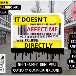 it doesn't affect me directly- documentary film screening