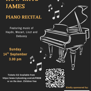 Huw  Rhys James Piano Recital