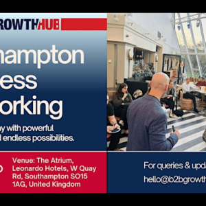 Southampton B2B Growth Hub Business Networking Event- 3d Sep 2025