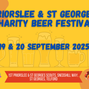 Priorslee & St Georges Charity Beer Festival 2025