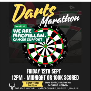 The Stag Maidwell is with Macmillan Cancer Support