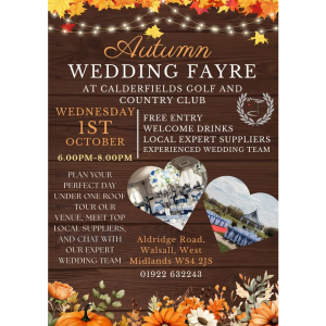 Calderfields Wedding Fayre in Walsall