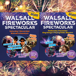 Walsall Fireworks Bonfire Night 2025