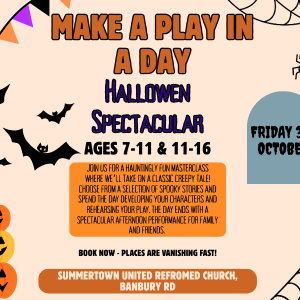 Creation Theatre Half-Term Workshop: Make a Play in a Day -  Halloween Spectacular!
