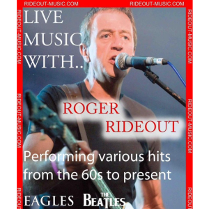 This Friday 3rd October live music from Roger Rideout