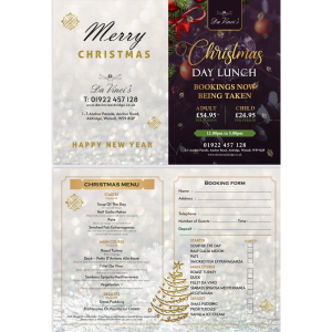 Christmas Day Lunch at Da Vinci's in Aldridge Walsall