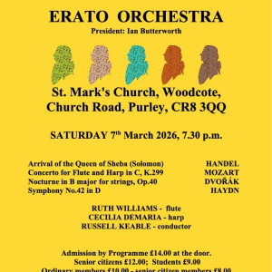 Erato Orchestra Concert - March 2026