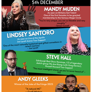Comedy Night at the Brushwood Suite 