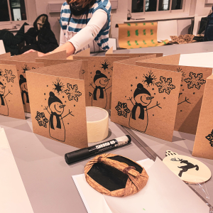 Bluecoat After Hours: Collage Your Christmas Cards