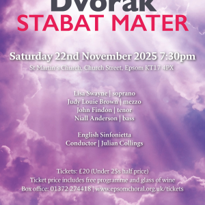 Epsom Choral Society –  Dvořák Stabat Mater