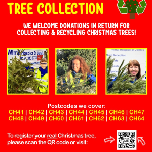 Wirral Hospice St John's Christmas tree collection & recycling