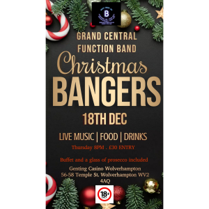 Grand Central Function Band Christmas Bangers at Beat Drop UK