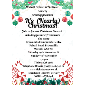 It’s (Nearly) Christmas! – Festive Concert in Brownhills, Walsall