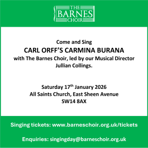 The Barnes Choir Annual Come and Sing 