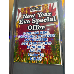 New Year's Eve at Kiran's Darlaston
