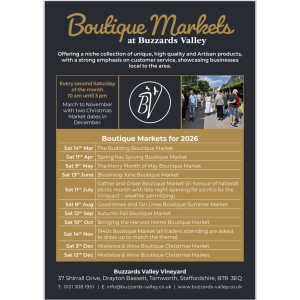 Boutique Markets at Buzzards Valley –  Lichfield