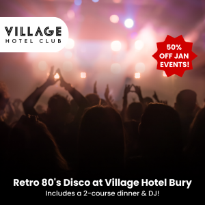 Retro 80's Disco at Village Hotel Bury