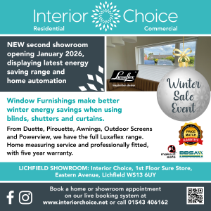 Winter Sale Event – Blinds, Curtains & Shutters in Lichfield
