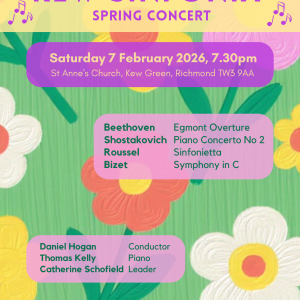 Kew Sinfonia Spring 2026 Concert